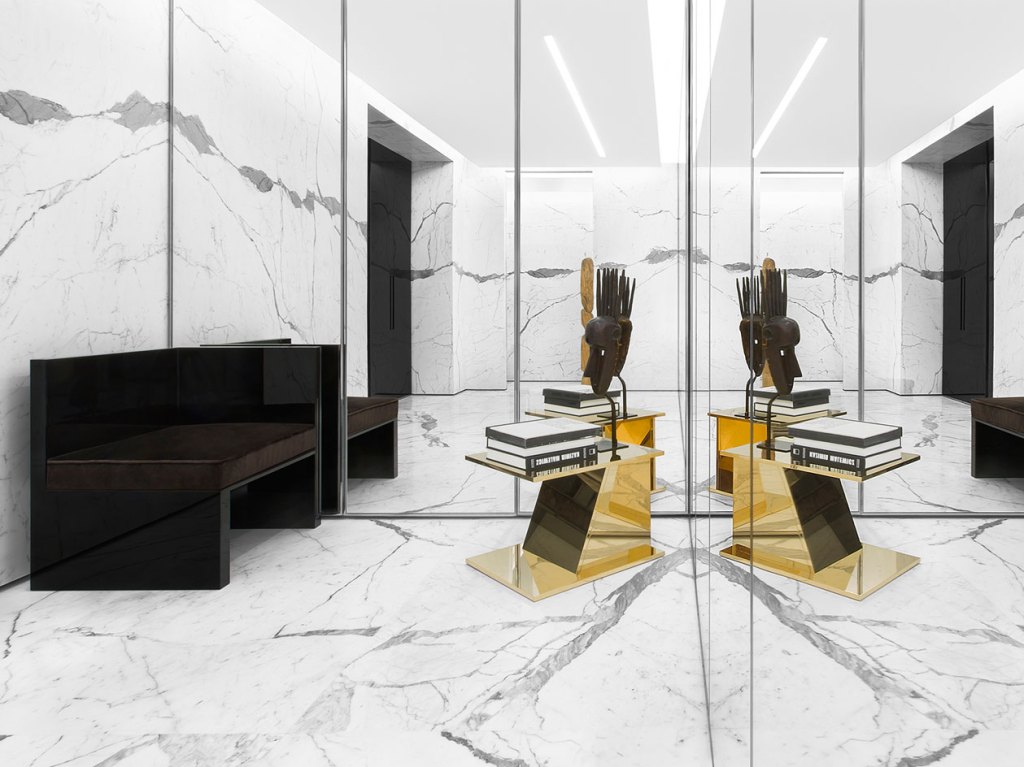 Saint Laurent Paris Boutique Redecorated With Craft&nbsp;Designs.