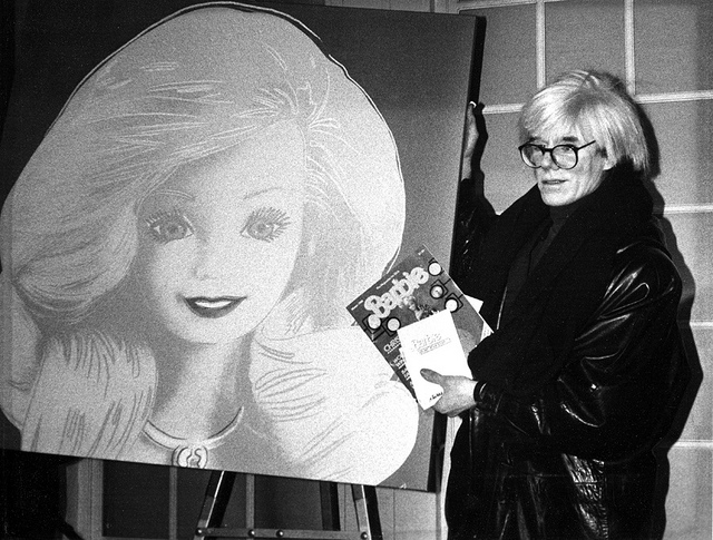 Barbie by Andy Warhol (photo) for the Barbi, the Icon exhibition at MUDEC in Milan