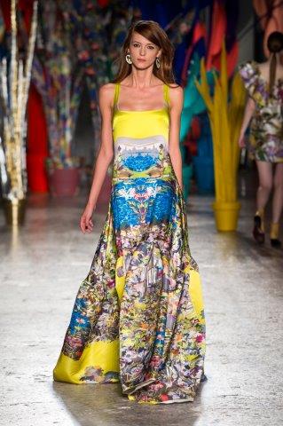 Leitmotiv Spring 2016 'Arizona Dream' designs chosen for the Il Nuovo Vocabolario della Moda Italiana includes this dress and two other pieces from the runway.