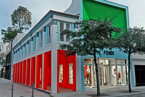 Fendi new concept store exterior, Miami Beach