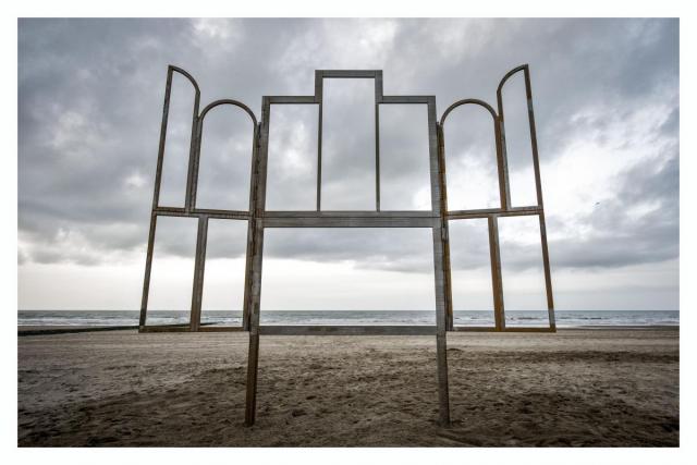 Kris Martin, Altar, 2014. Kris Martin is an artist for Art Basel Miami Beach, Public Works exhibition