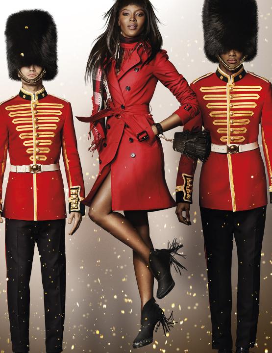 Naomi Cambell, Burberry Festive Film 2015