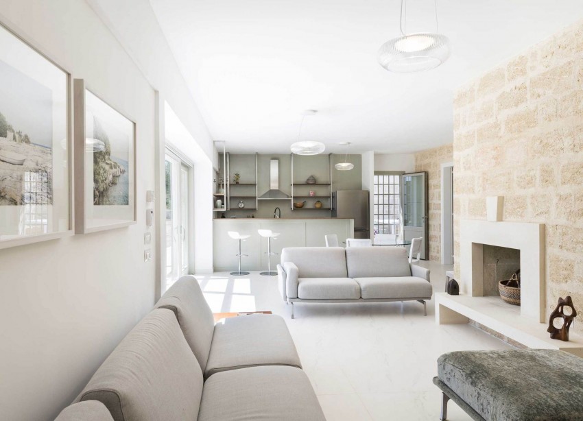 Ecosustainable House project completed by Massimo Iosa Ghini in Salve Italy.