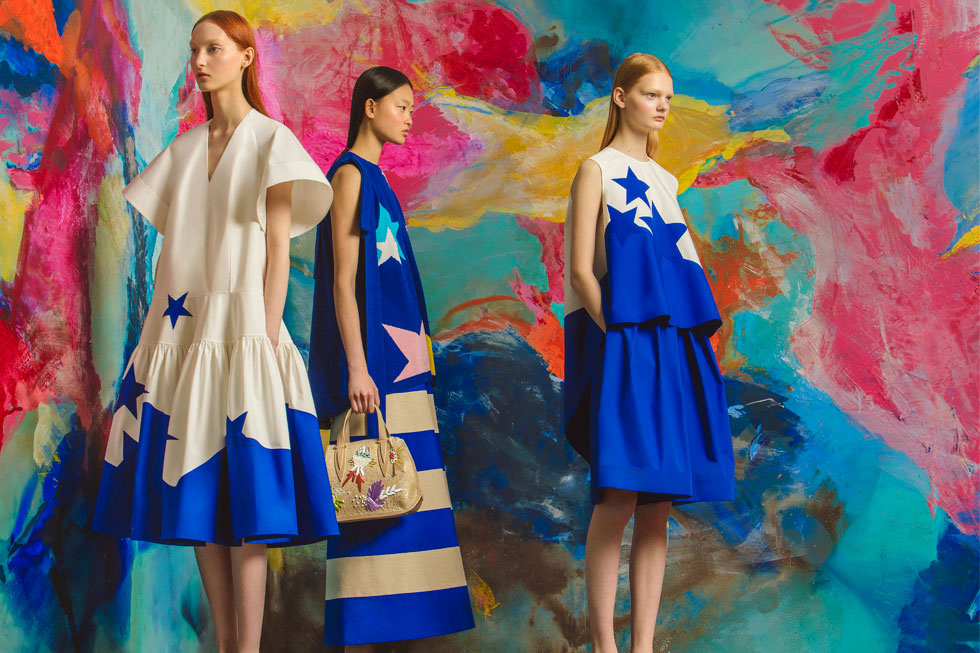 Delpozo’s patriotic statement in stars & stripes for Resort&nbsp;2017