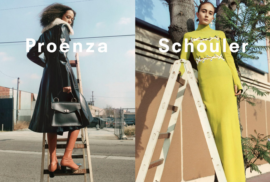 Proenza Schouler's art house campaign shot in Los Angeles with Zoë