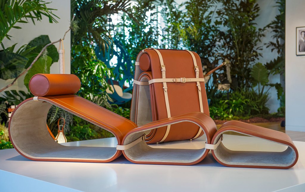 A Special Fold: Louis Vuitton’s ‘Foldabe Lounge’ Chair At Miami Design&nbsp;Week.