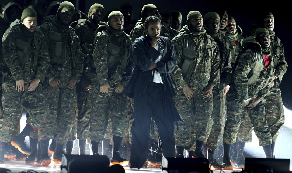Kendrick Lamar Chose Designer Craig Green For His Political Performance At The Grammys&nbsp;2018.