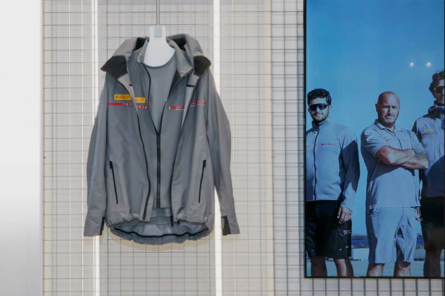 Pitti Uomo’s biggest stories: Prada x North Sails' Upcycled Collection presented at Pitti Uomo 96 (photo: courtesy)