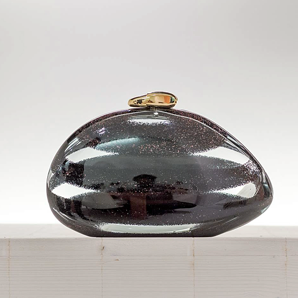 Benedetta Bruzziches plexiglass and brass clutch. (photo: Benedetta Bruzziches)