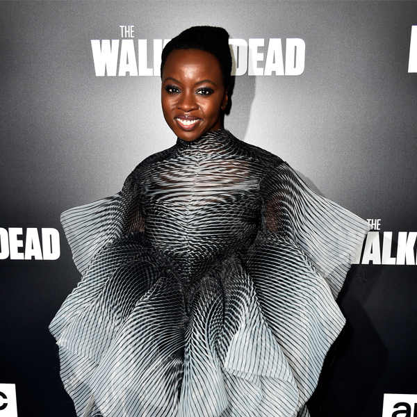 Danai Gurira at The Walking Dead premiere in Iris Van Herpen. (photo: courtesy Iris Van Herpen)