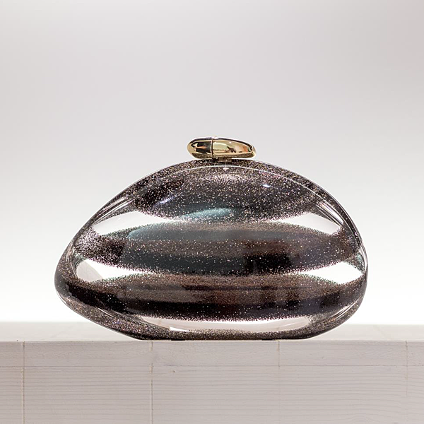 Benedetta Bruzziches plexiglass and brass clutch. (photo: Benedetta Bruzziches)