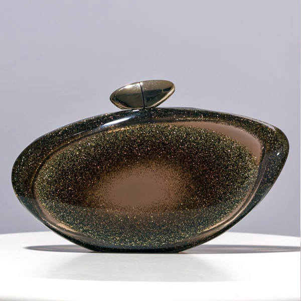 Benedetta Bruzziches plexiglass and brass clutch. (photo: Benedetta Bruzziches)