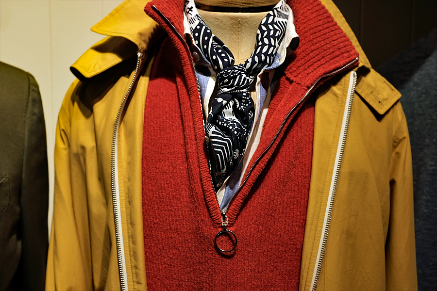 Drakes booth at Pitti Uomo 96. (photo: Lucas Pantoja)