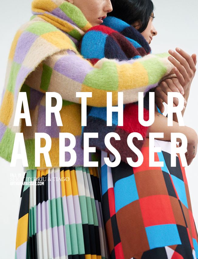 Arthur Arbesser fall 2019 campaign (photo: Arthur Arbesser)