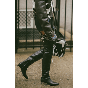 Aleali May outside the 3.1 Phillip Lim SS19 Show.