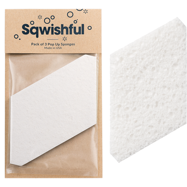 Sqwishful Pop Up Sponges $6 Pack of 3 (photo: Sqwishful)