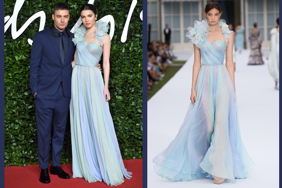 Maya Henry in Ralph & Russo at the 2019 British Fashion Awards. (photo: Ralph & Russo)