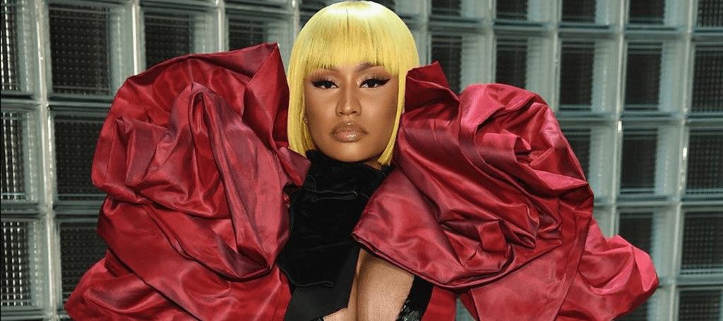 New York Fashion Week: Nicki Minaj In&nbsp;Off-White.