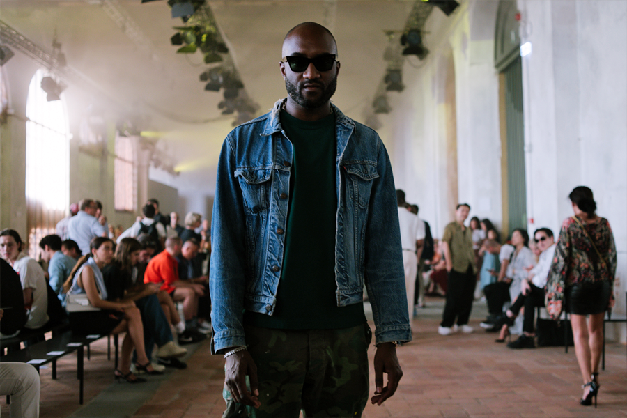 Pitti Uomo's biggest stories: Virgil Abloh at the S.R. Studio LA. CA. show presented during Pitti Uomo (photo: Pitti Uomo)